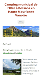Mobile Screenshot of camping-bessans.com